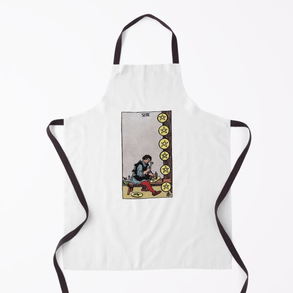 Item preview, Eight of Pentacles tarot card designed and sold by Blondshell.
