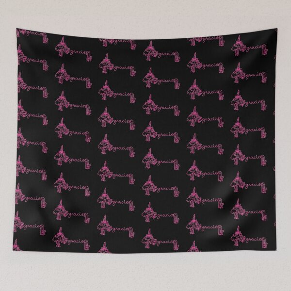 Item preview, Gracie Pink Unicorn Personalized Girl Name designed and sold by JaneApril.
