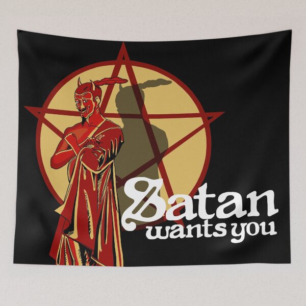 Item preview, Satan wants you designed and sold by Dixie Bailey.