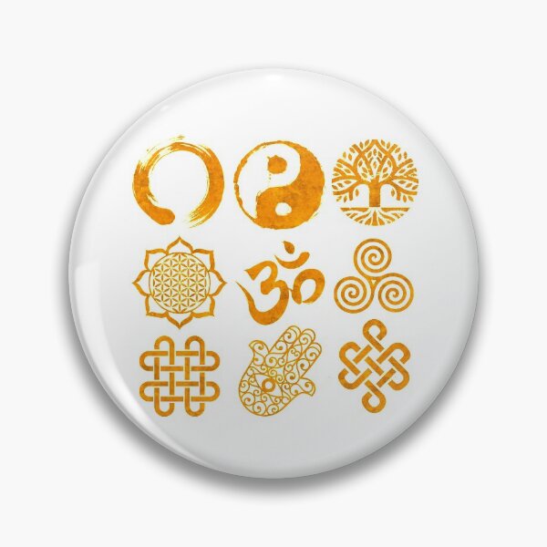 Item preview, Classic spiritual symbols made of gold designed and sold by baligaia.