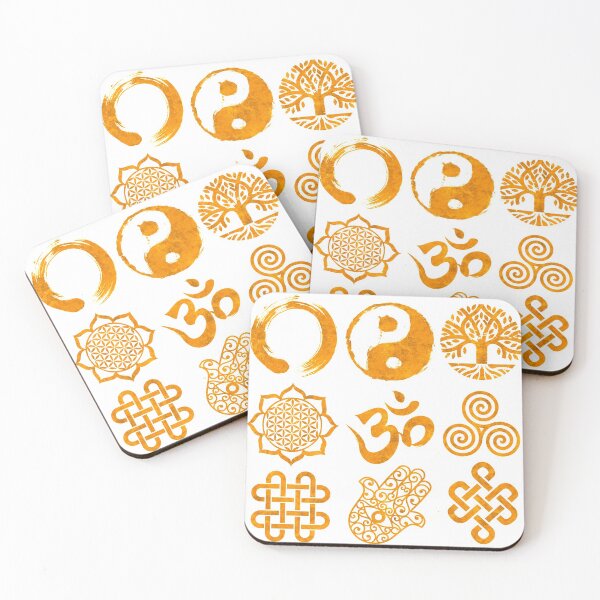 Item preview, Classic spiritual symbols made of gold designed and sold by baligaia.