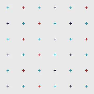Artwork thumbnail, Plus Sign Pattern by TheDesignIgloo
