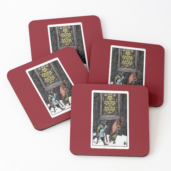 Item preview, Five of Pentacles tarot card designed and sold by Blondshell.