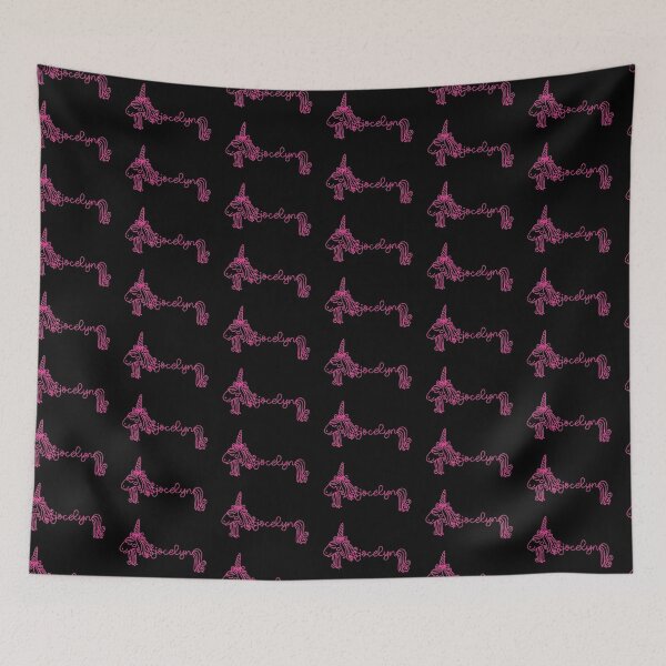 Item preview, Jocelyn Pink Unicorn Personalized Girl Name designed and sold by JaneApril.