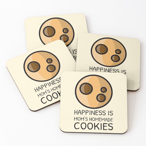 Item preview, Happiness is Mom’s Homemade Cookies Cute Dessert designed and sold by Telle Garcia.