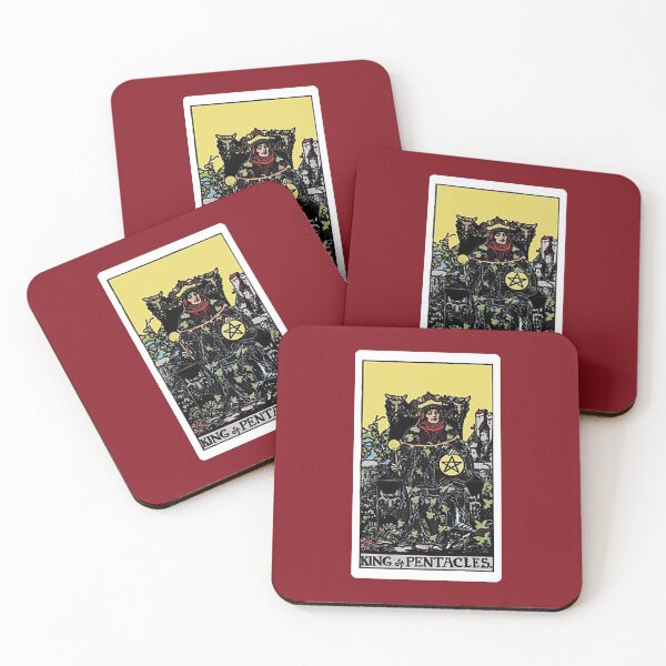 Item preview, King of Pentacles tarot card designed and sold by Blondshell.