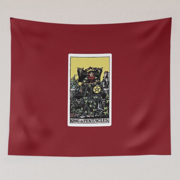 Item preview, King of Pentacles tarot card designed and sold by Blondshell.