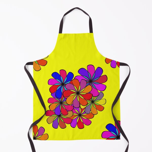 Item preview, Autumn - Fall - Dark flowers on yellow designed and sold by LittleAngy.