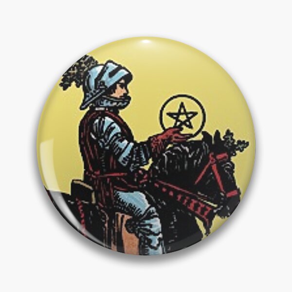 Item preview, Knight of Pentacles tarot card designed and sold by Blondshell.