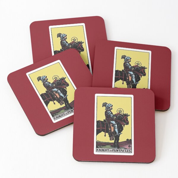 Item preview, Knight of Pentacles tarot card designed and sold by Blondshell.