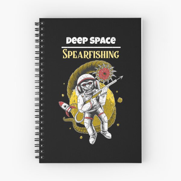 Item preview, Deep Space Spearfishing. Monkey Astronaut Alien. Funny designed and sold by shirtdan.