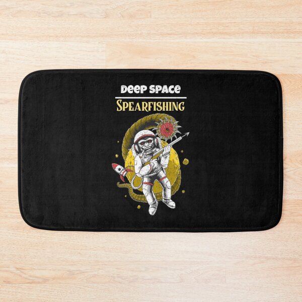 Item preview, Deep Space Spearfishing. Monkey Astronaut Alien. Funny designed and sold by shirtdan.