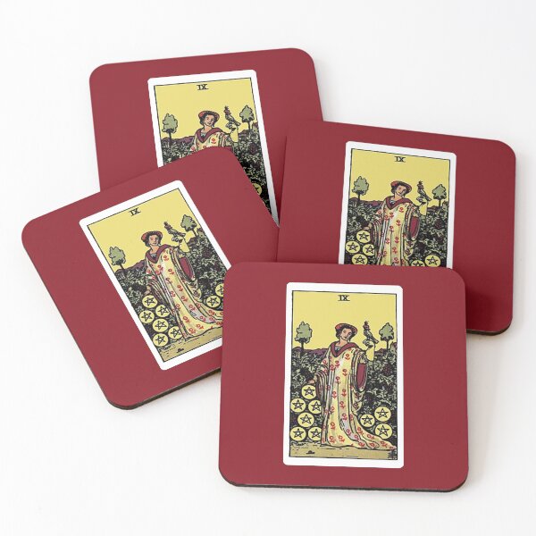 Item preview, Nine of Pentacles tarot card designed and sold by Blondshell.