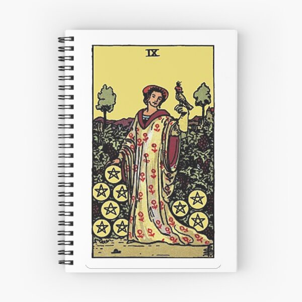 Item preview, Nine of Pentacles tarot card designed and sold by Blondshell.