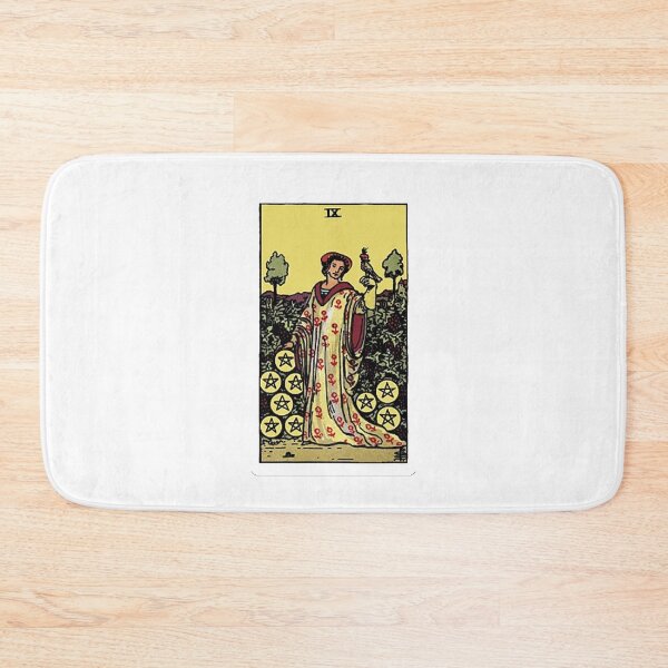 Item preview, Nine of Pentacles tarot card designed and sold by Blondshell.