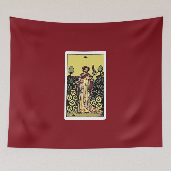 Item preview, Nine of Pentacles tarot card designed and sold by Blondshell.