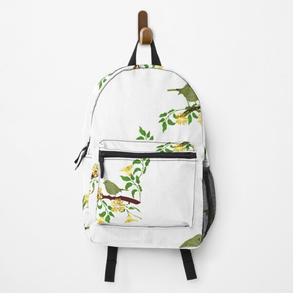 Item preview, Spring: Birds on a branch of yellow flowers and leaves designed and sold by aldona.