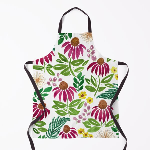 Item preview, Summer Flowers Pattern Original | Echinacea Flowers | Floral Pattern designed and sold by merakiandmind.