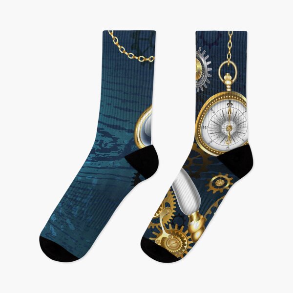 Item preview, Blue Background with Magnifier ( Steampunk ) designed and sold by Blackmoon9.