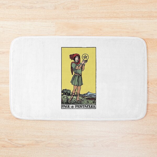 Item preview, Page of Pentacles tarot card designed and sold by Blondshell.