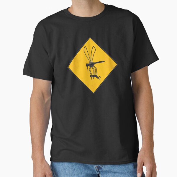 Warning Sign - Mega Mosquito Zone Classic T-Shirt