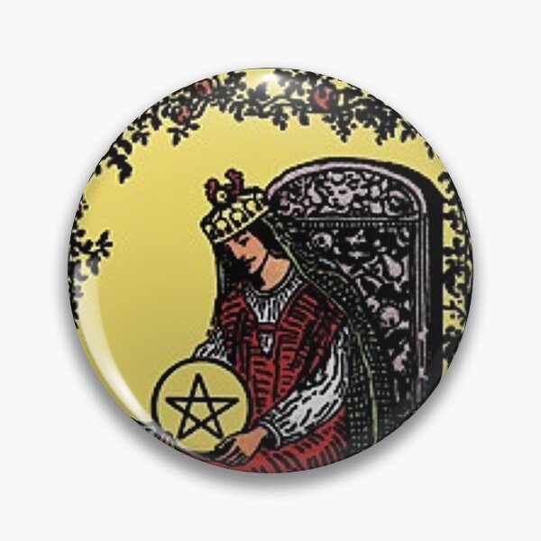 Artikelvorschau, Tarotkarte der Königin der Pentacles entworfen und verkauft von Blondshell.