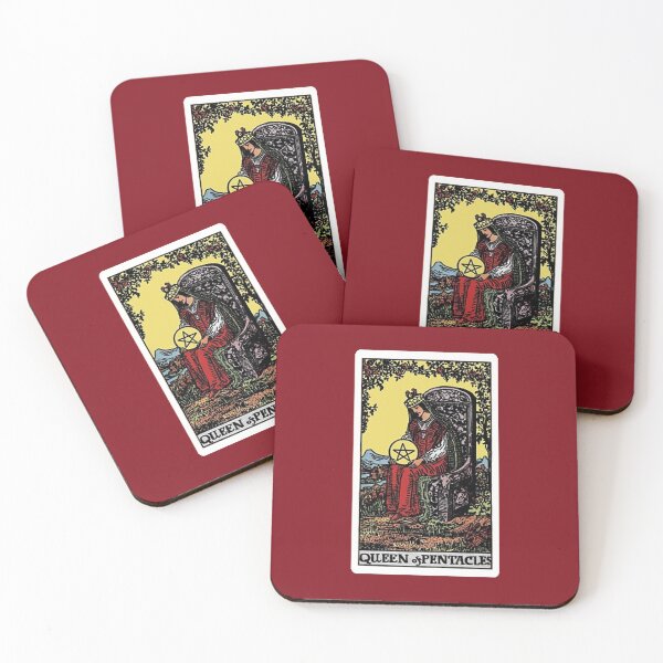 Item preview, Queen of Pentacles tarot card designed and sold by Blondshell.