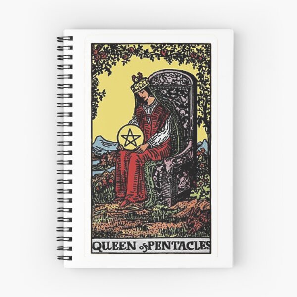 Item preview, Carta del tarot Reina de los Pentáculos designed and sold by Blondshell.