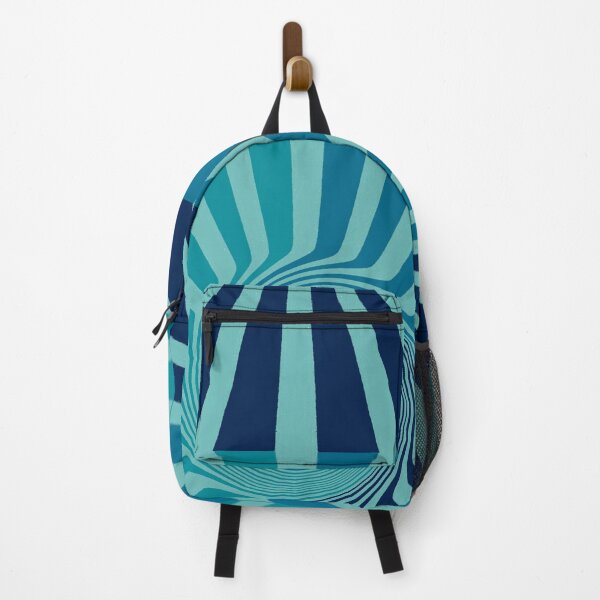 Item preview, Retro Blues Swirls and Stripes designed and sold by Aryeh Studio.
