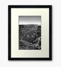 Canyon Road Framed Print