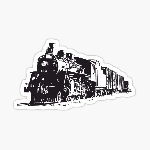 Train Time Sticker