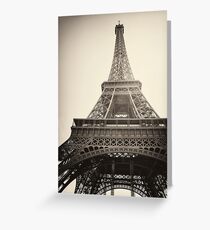 Eiffel Tower, Paris Grußkarte