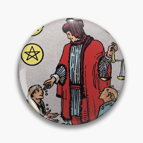 Artikelvorschau, Sechs von Pentacles Tarotkarte entworfen und verkauft von Blondshell.