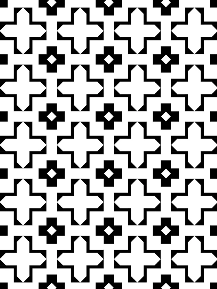 Thumbnail 4 of 4, iPhone Case, Square-Plus Pattern designed and sold by Torique.