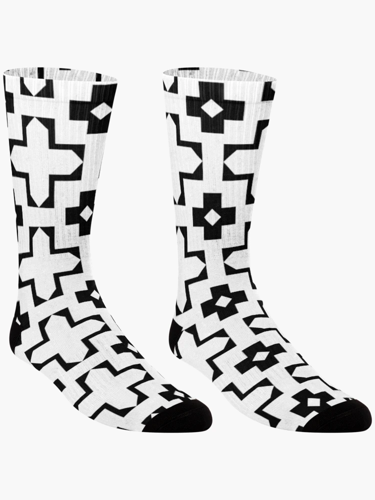 Thumbnail 3 of 5, Socks, Square-Plus Pattern designed and sold by Torique.