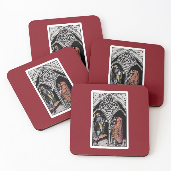 Item preview, Three Pentacles tarot card designed and sold by Blondshell.