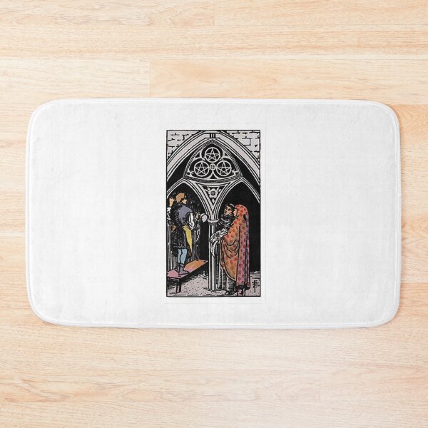 Item preview, Three Pentacles tarot card designed and sold by Blondshell.