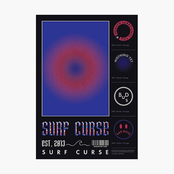 SURF CURSE Discography Photographic Print