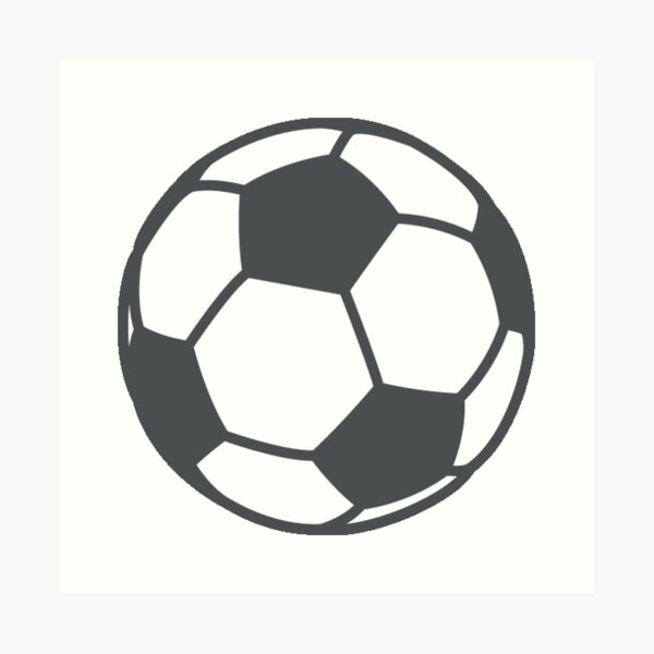 "Soccer (football) Emoji" Art Print by ScrappyDesigns Redbubble