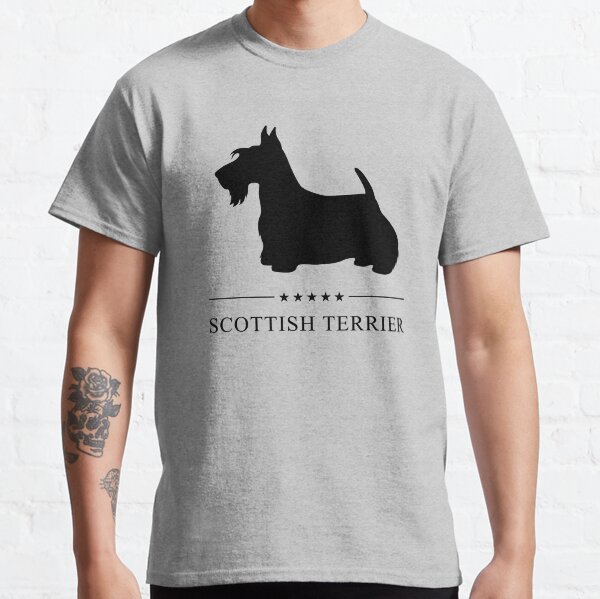 Scottish Terrier Black Silhouette Classic T-Shirt
