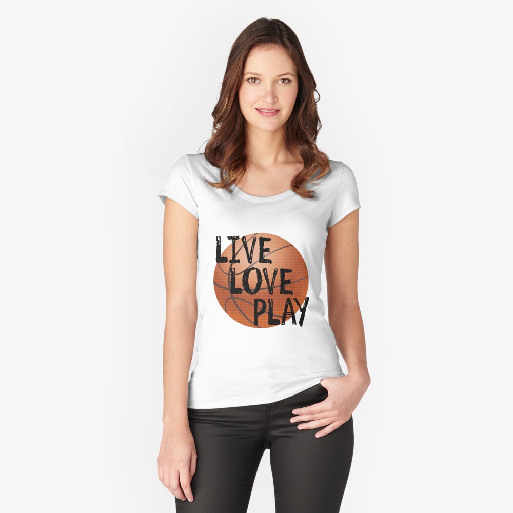 Item preview, Fitted Scoop T-Shirt designed and sold by shakeoutfitters.