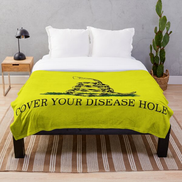 Snake Mask Throw Blanket