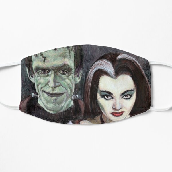 Lily and Herman Munster Flat Mask