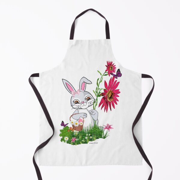 Item preview, Easter Bunny with flowers designed and sold by aldona.