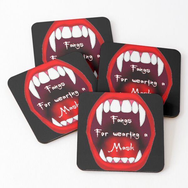 Item preview, Fangs For Wearing A Mask (1) Thanks. WallsOfFame designed and sold by WallsOfFameAust.