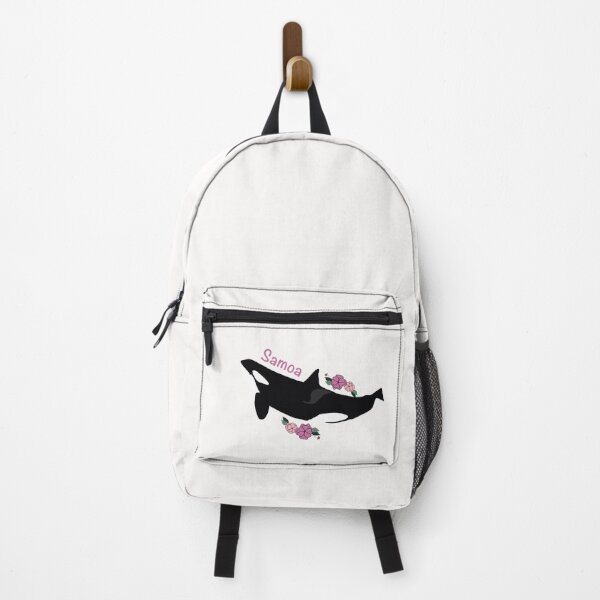 Item preview, Samoa the killer whale flower art designed and sold by Animaldesigns24.