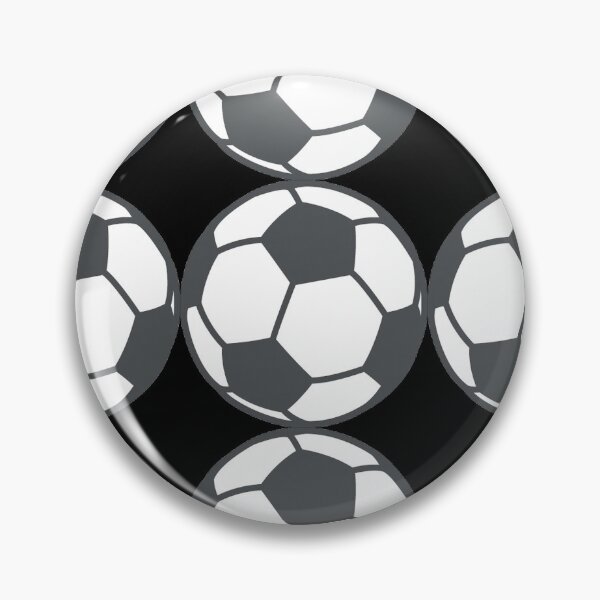 Item preview, Black and White Soccer (football) Emoji designed and sold by ScrappyDesigns.