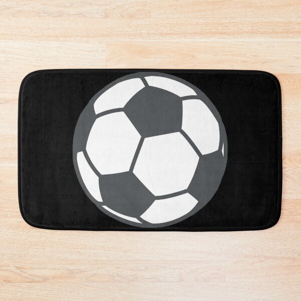 Artikelvorschau, Schwarz-Weiß-Fußball (Fußball) Emoji entworfen und verkauft von ScrappyDesigns.
