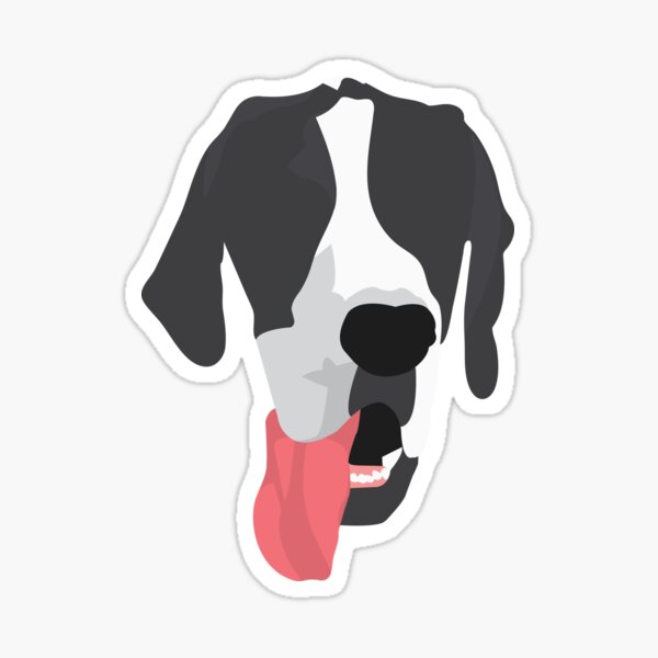 Great Dane Puppy Dog Sticker