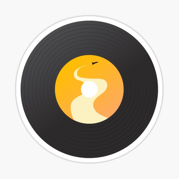 Doo-Wops y Hooligans Record v2 Pegatina
